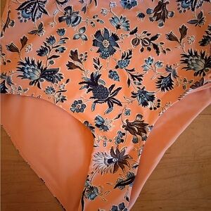 Vineyard Vines NWT Women’s Peach and Blue Bikini Bottom